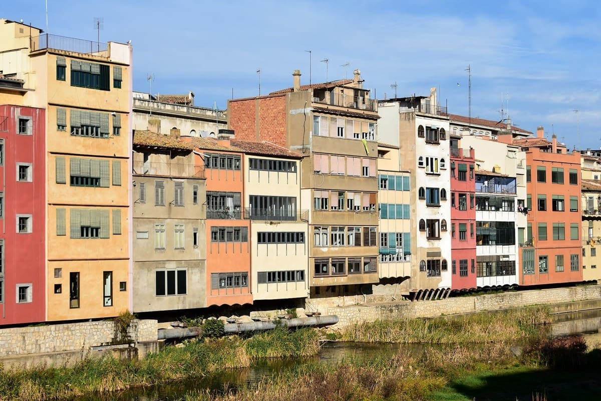 Façanes de l’Onyar a Girona